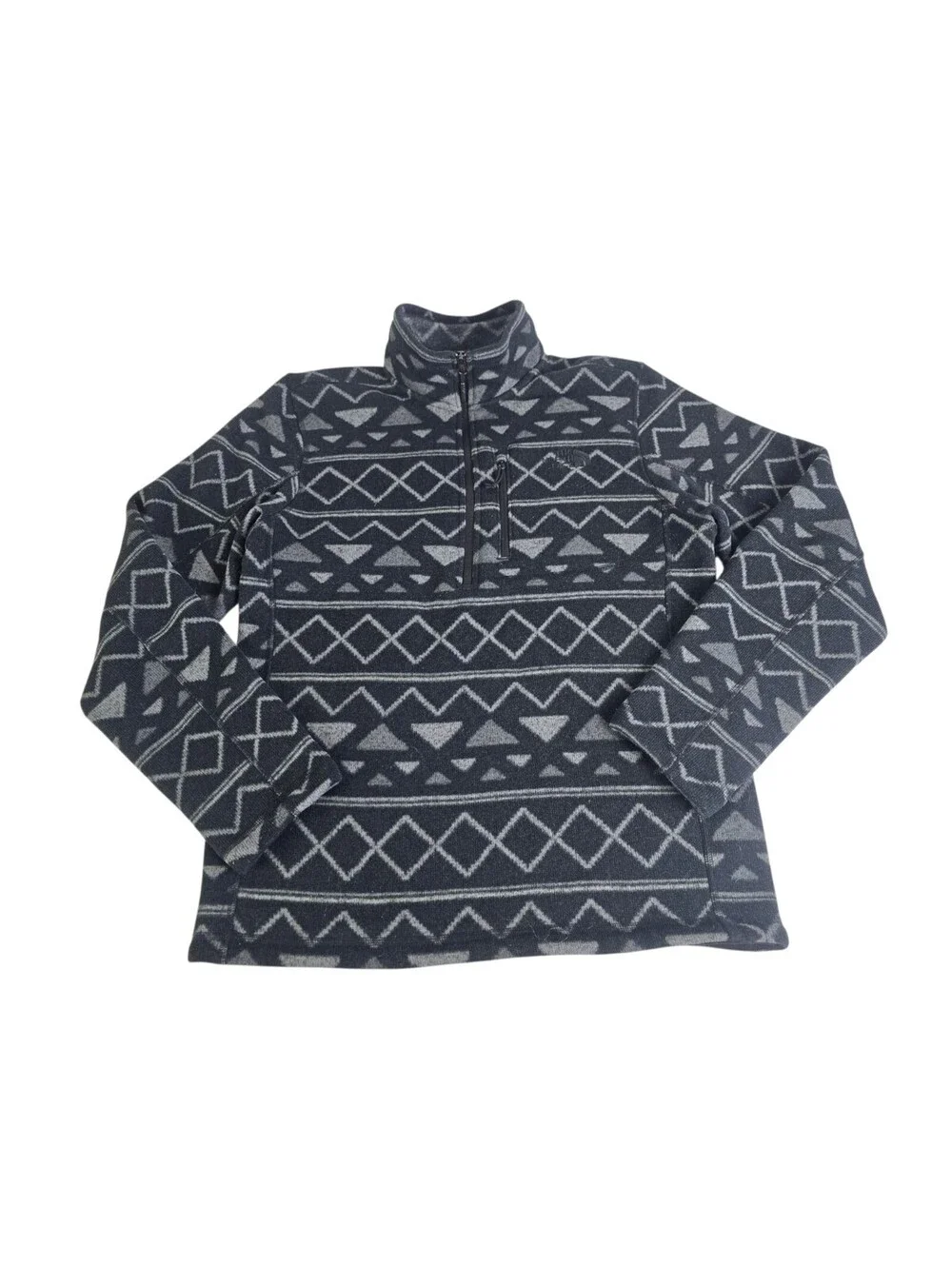 THE NORTH FACE Men's Novelty Gordon Lyons Quarter Zip Size Small Aztec Design